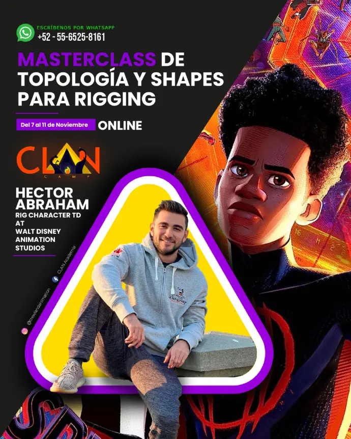 Topología y shapes faciales para rigging by Héctor Abraham