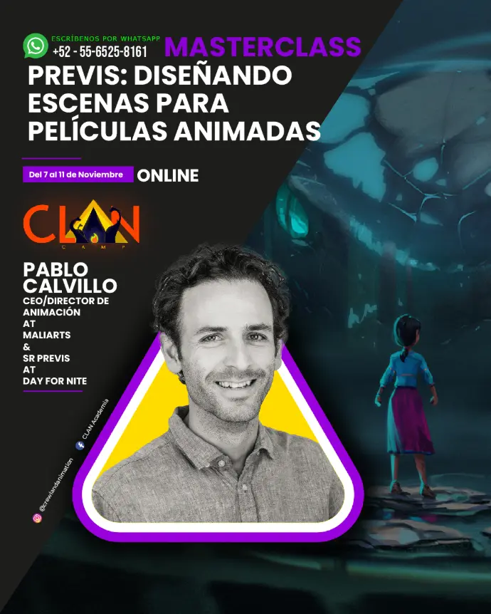 Previs Diseñando escenas para películas animadas by Pablo Calvillo